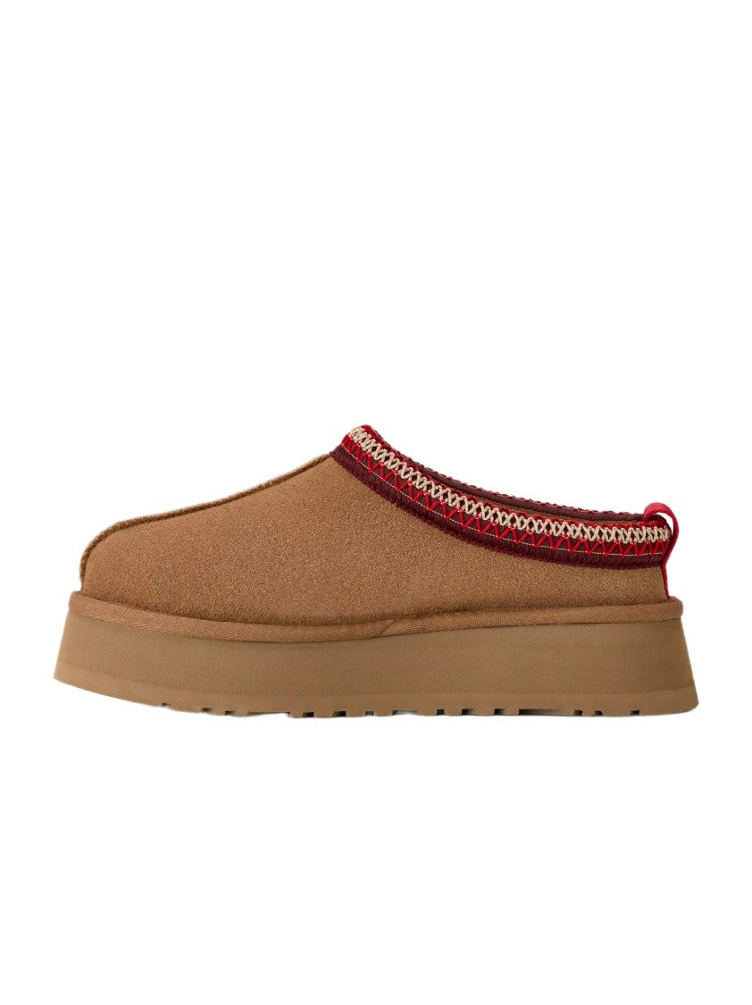 Ugg Platform Slip-On Shoes With Decorative Braided Trim