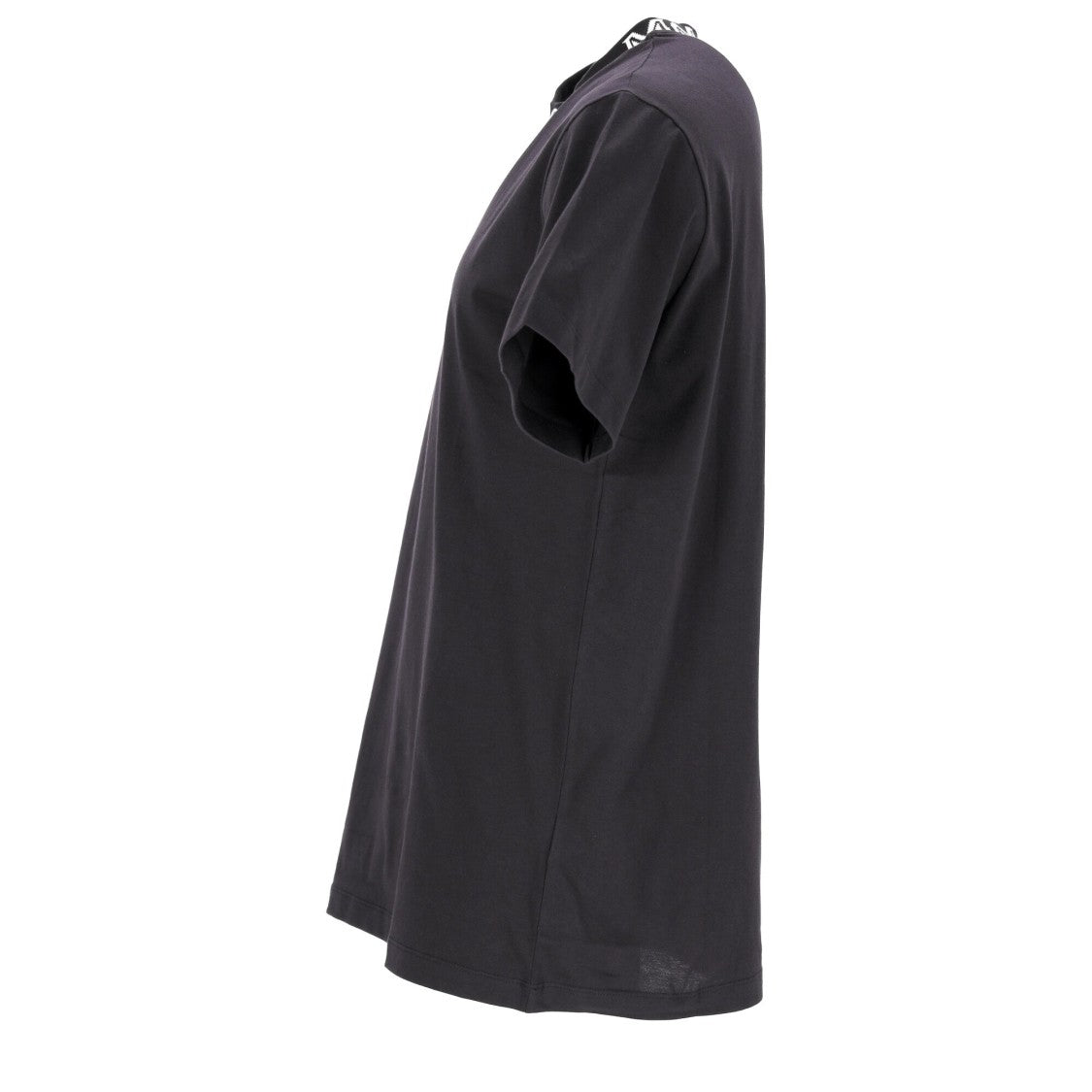 Mcm Logo Collar T-Shirt With Distinctive Branding