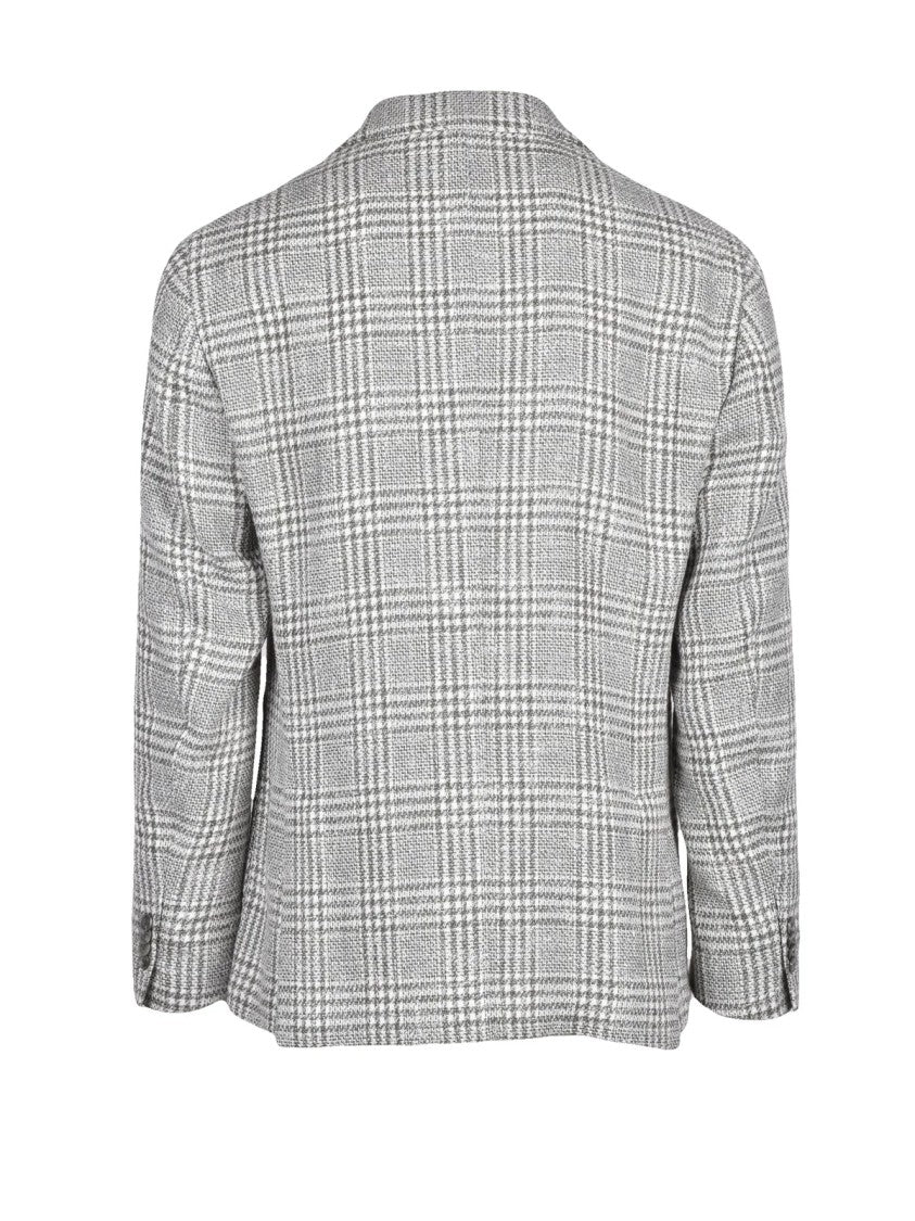 L.B.M. 1911 Round Jacket Mixed Fibers - White/Green