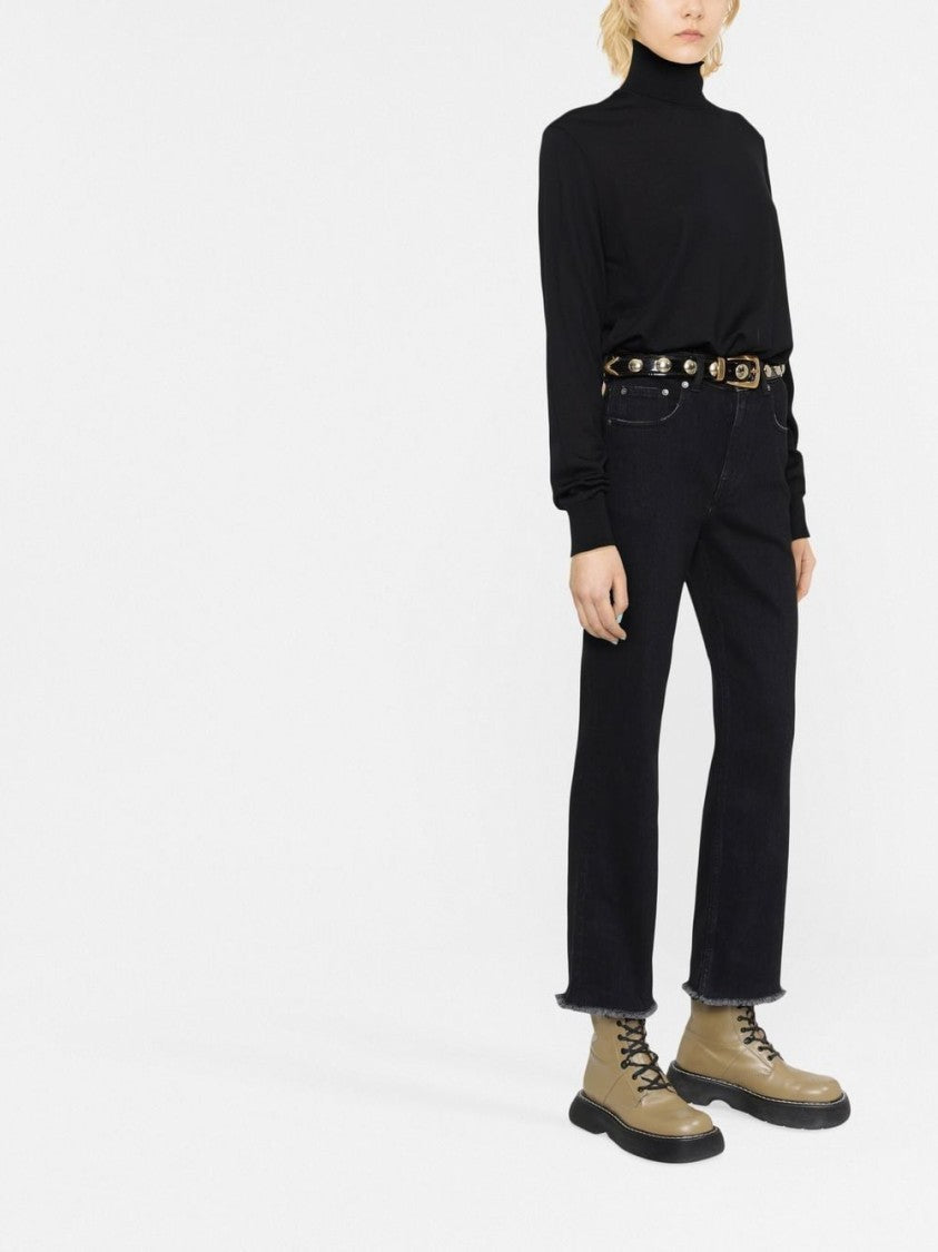 Golden Goose Light Wash Crop Jeans