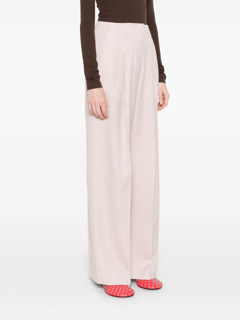 Golden Goose Light Pink Button Hook Tailored Trousers