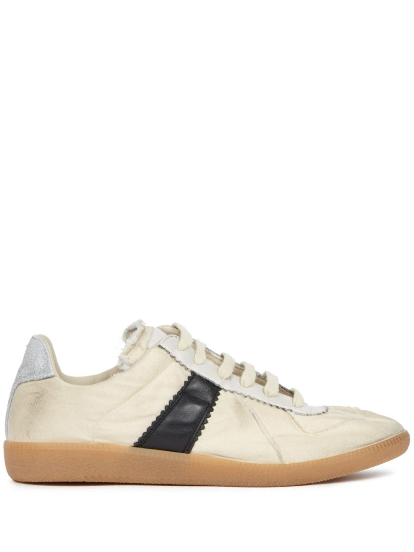 Maison Margiela White Sneakers With Calf Leather