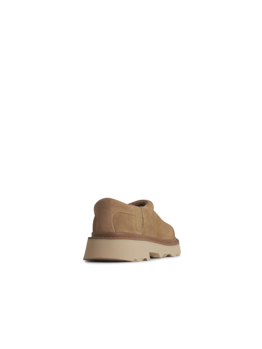 Ugg 'Tasman' Beige Suede Slippers