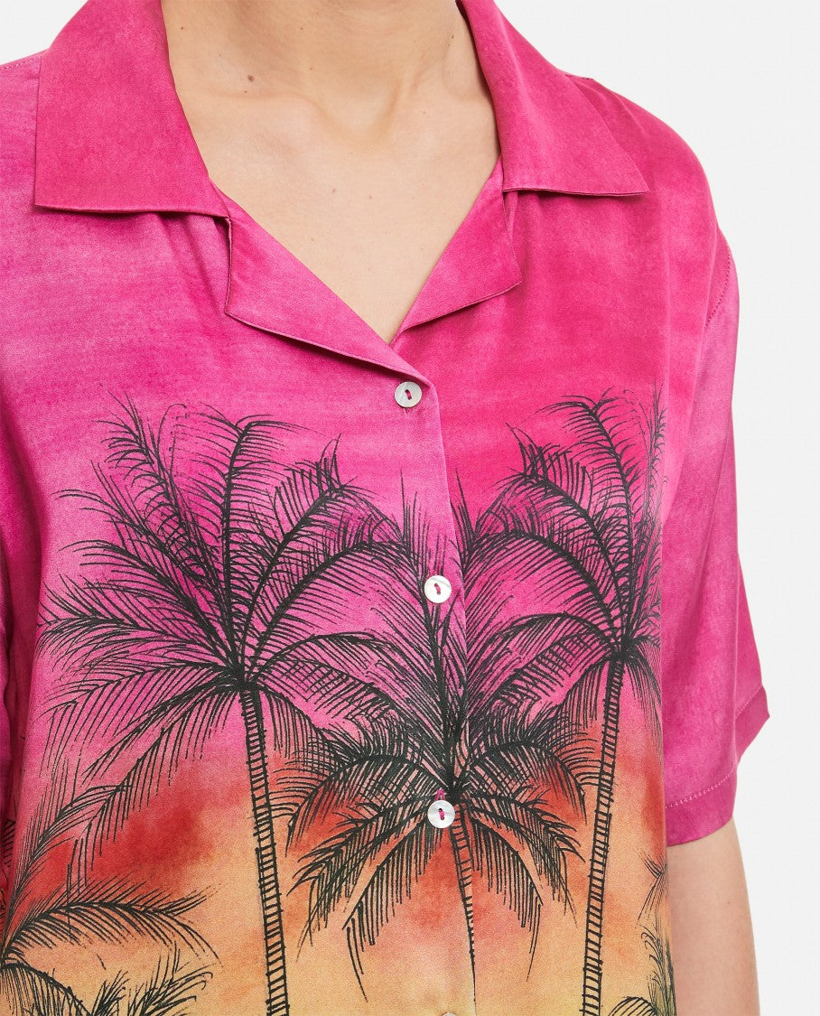 Gio Giovanni Gerosa Short Sleeves Silk Shirt