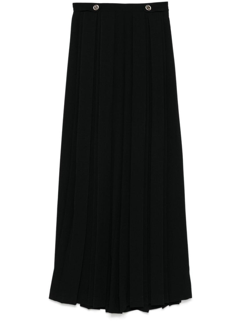 Twin-Set Tailored Black Pleated Trousers