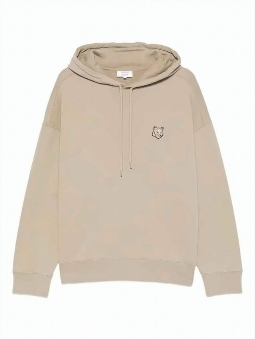 Maison Kitsuné Relaxed-Fit Oversized Hoodie With Embroidered Fox Head