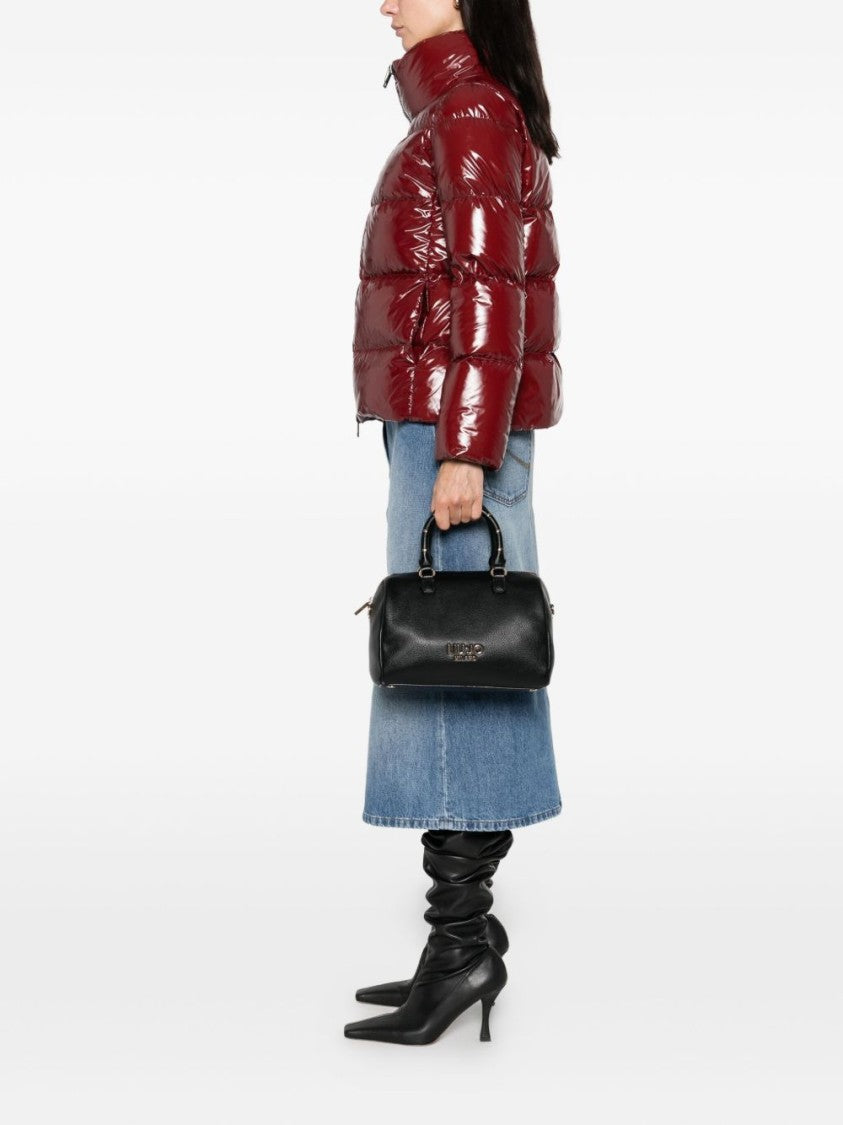 Liu Jo Textured Cylindrical Handbag With Studded Accents