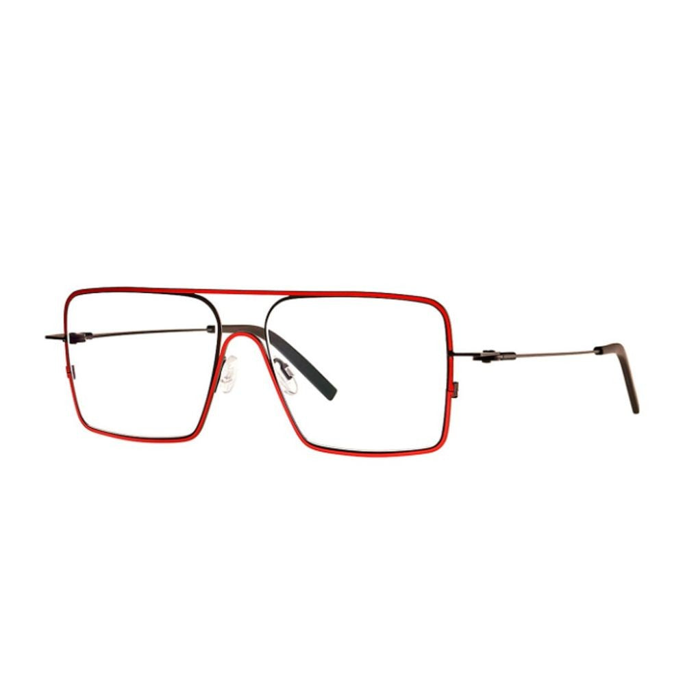 Theo Eyewear Rectangular Eyewear With Stainless Steel Frame