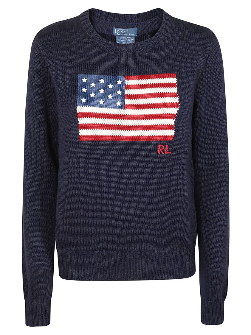 Polo Ralph Lauren American Flag Knit Pullover