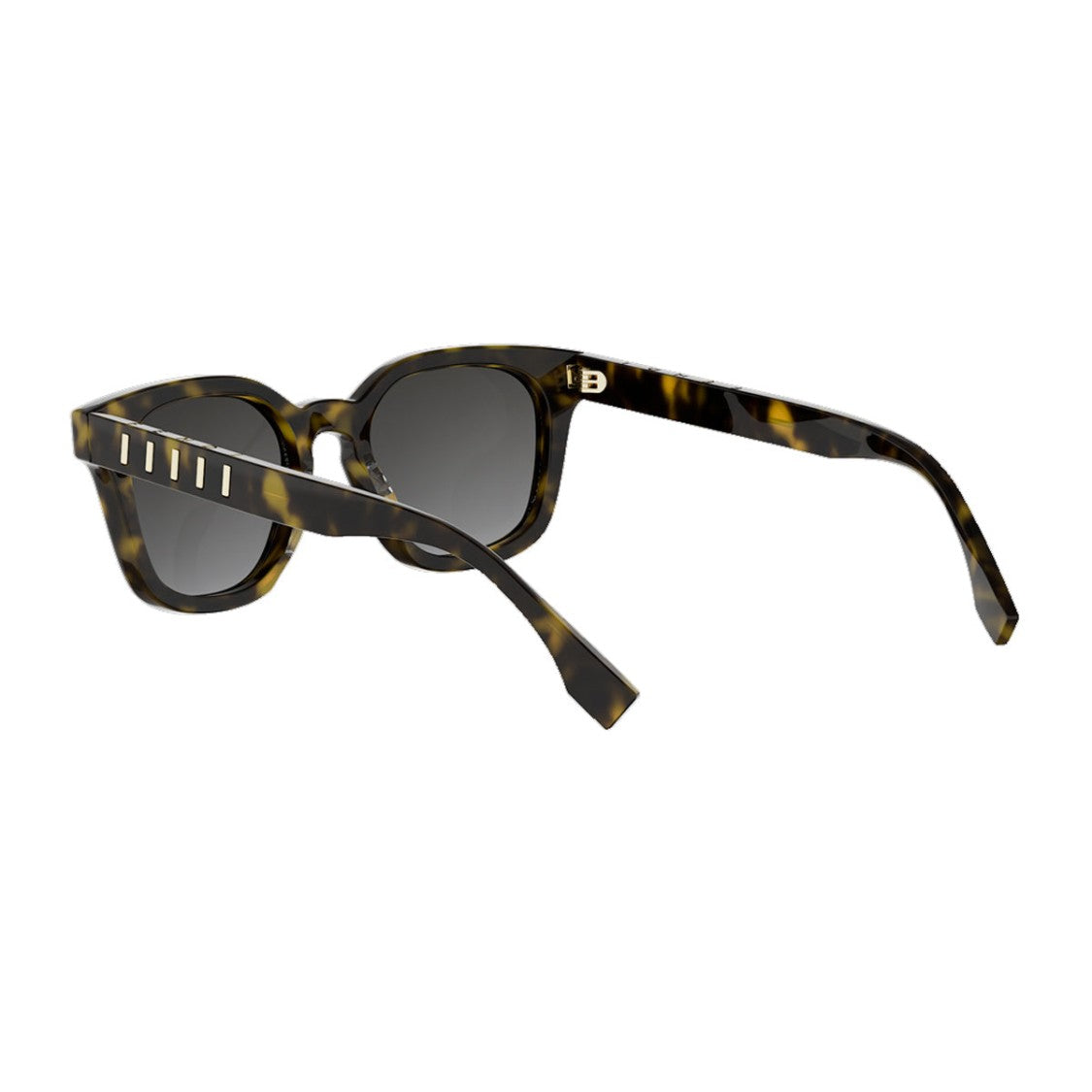 Fendi Havana Five Sisters Square Acetate Sunglasses