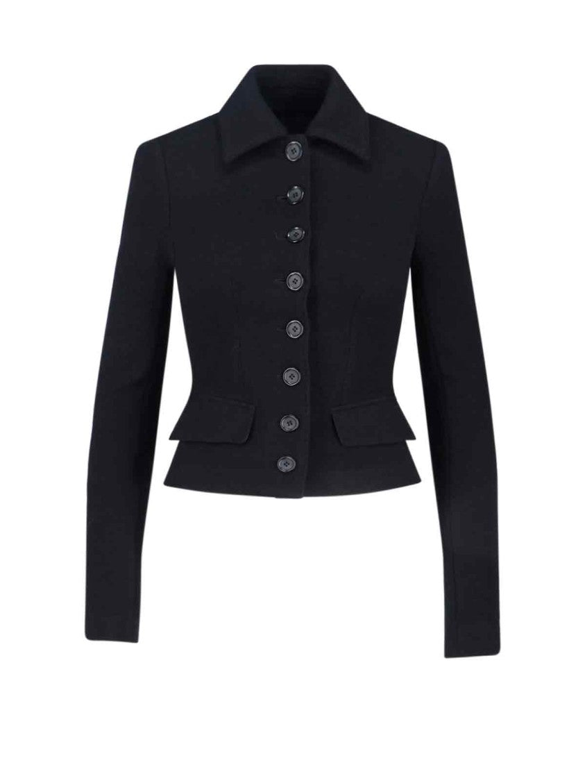 Dolce & Gabbana Tailored Black Jacket With Structured Shoulders