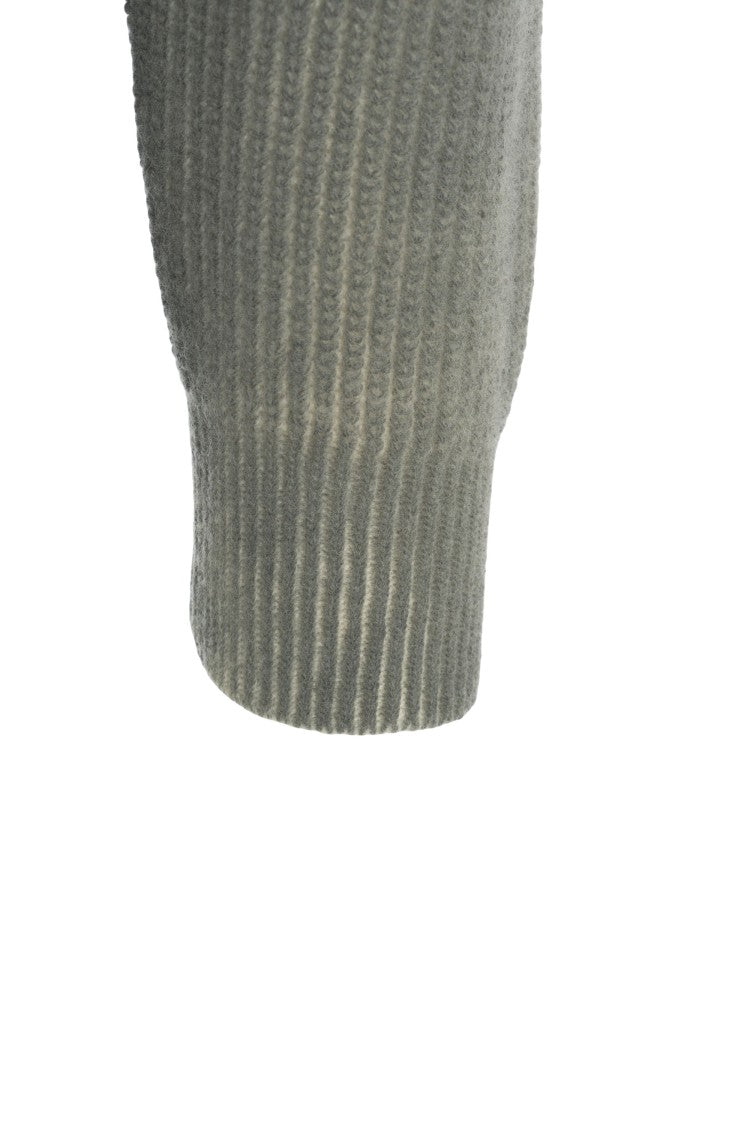 Atomo Factory Half-Zip Ribbed Turtleneck Sweater