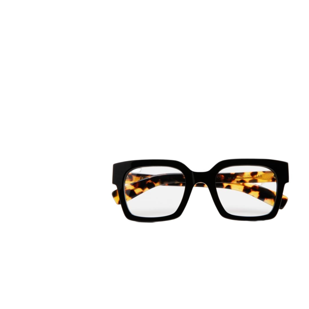 Kaleos Tar Rectangular Frame Sunglasses With Tortoiseshell Arms