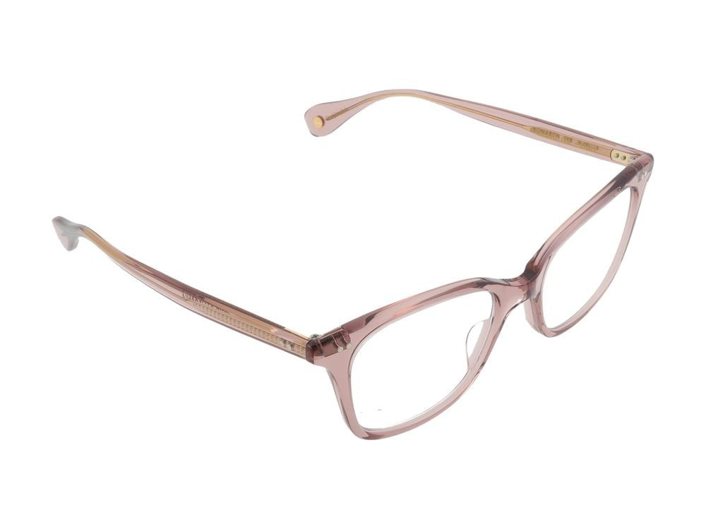 Garrett Leight Translucent Desert Rose Square Optical Glasses
