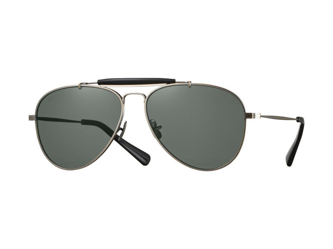 Eyevan Astro Double Bridge Teardrop Aviator Sunglasses
