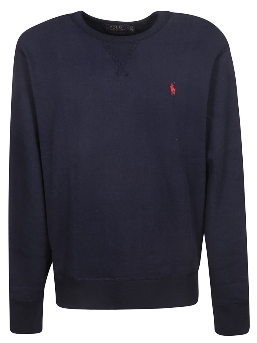 Polo Ralph Lauren Navy Blue Cotton Sweatshirt