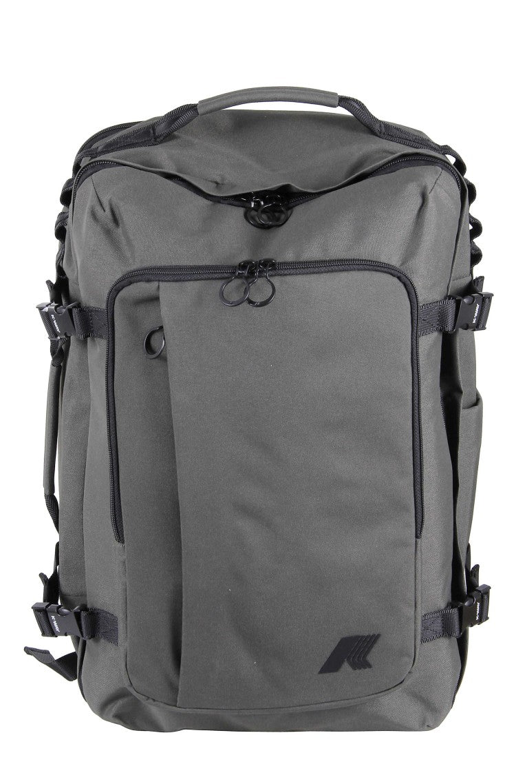 K-Way Green Salome Minimalist Nylon Backpack