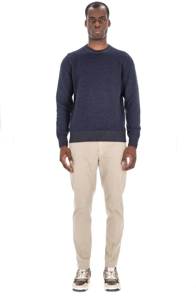 Barba Vanisé Crewneck In Wool-Viscose-Cashmere