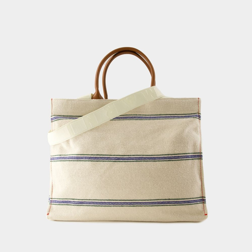 Marni Pelletteria Uomo Shopper Bag - Cotton - Beige
