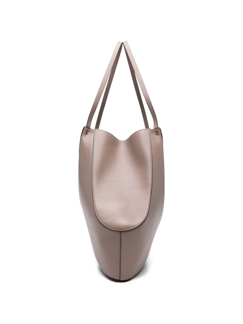 Givenchy Beige Large Curved Edge Silk Tote