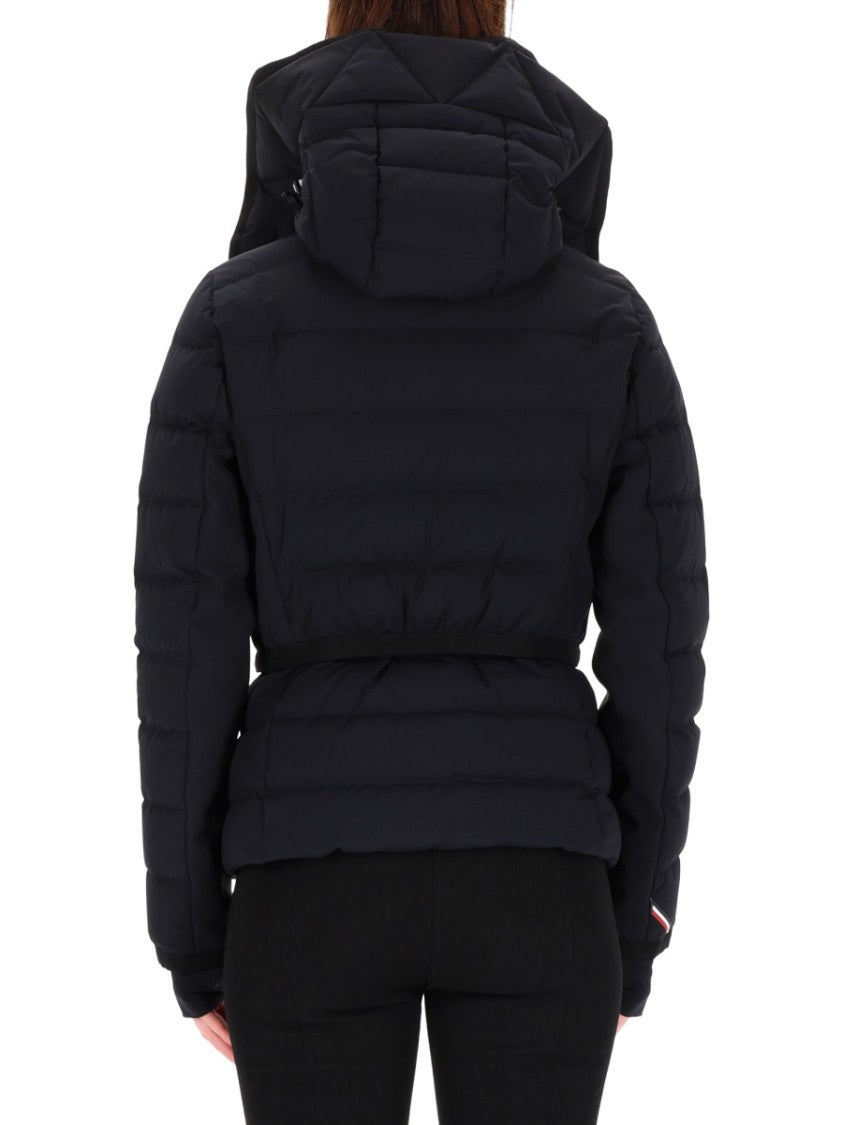 Moncler Grenoble Quilted Slim-Fit Down Jacket With High Collar And Detachable Hood
