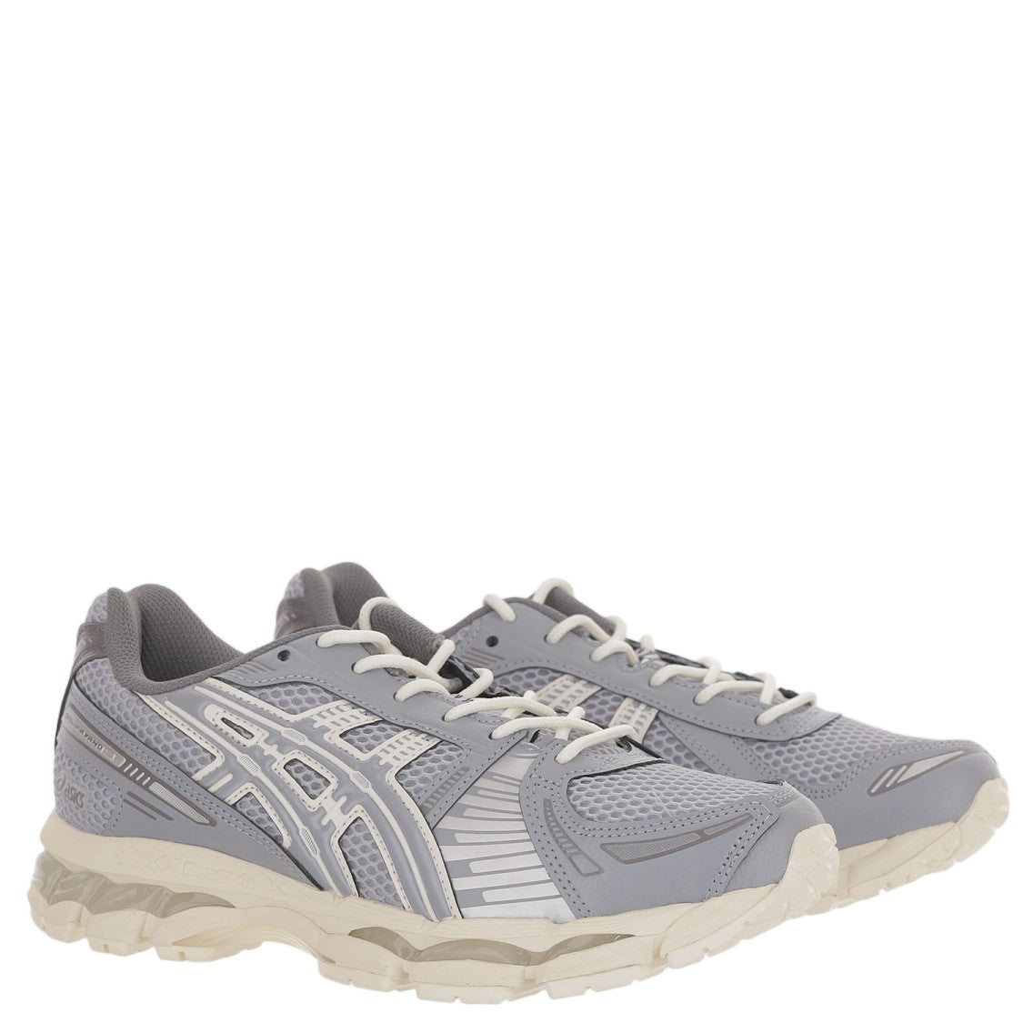 Asics Gray Gel-Kayano 12.1 Polyester Mesh Sneakers