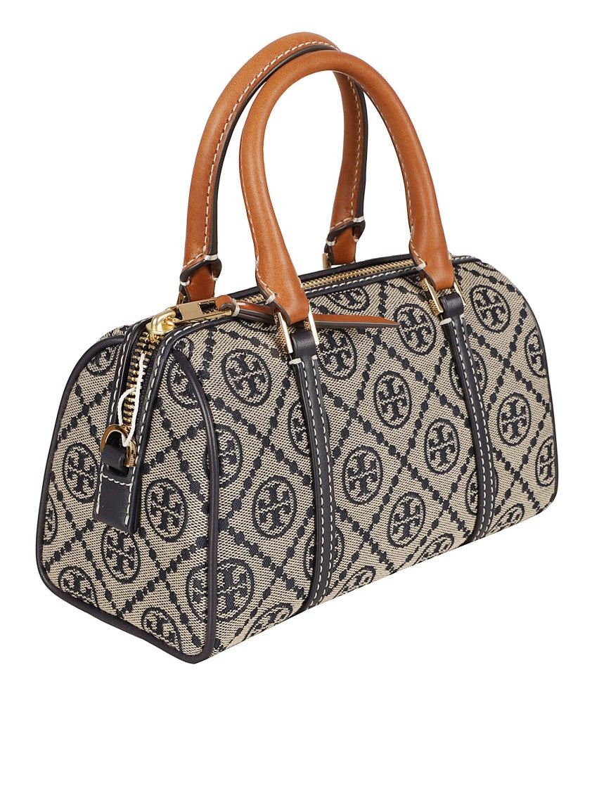 Tory Burch Structured Logo-Pattern Bag