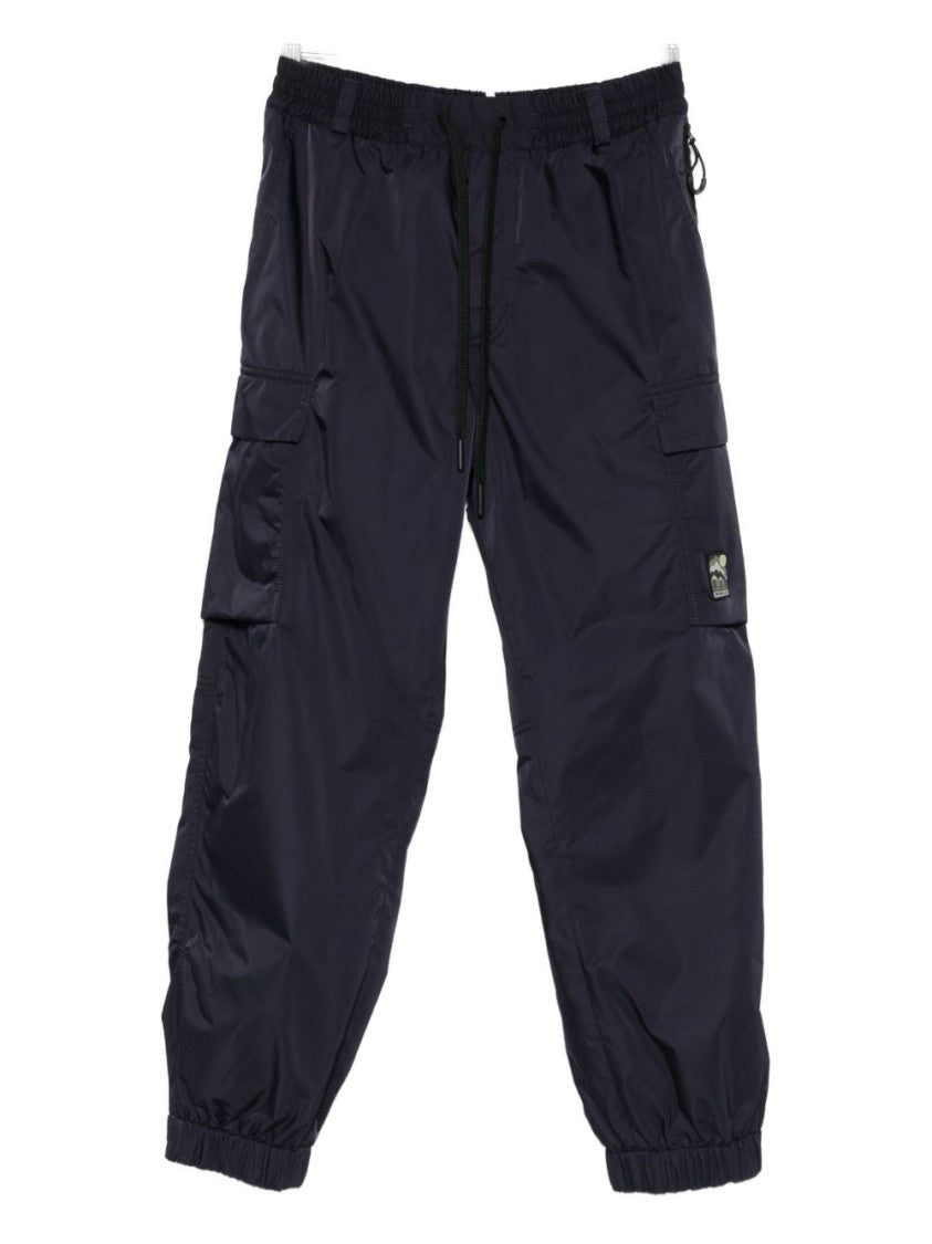 Moncler Grenoble Tailored Minimalist Trousers With Structured Waistband
