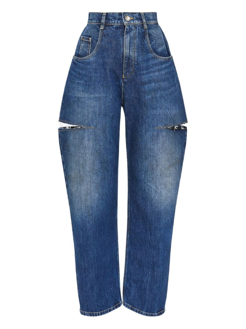 Maison Margiela Cotton Pants 5 Pocket Jeans