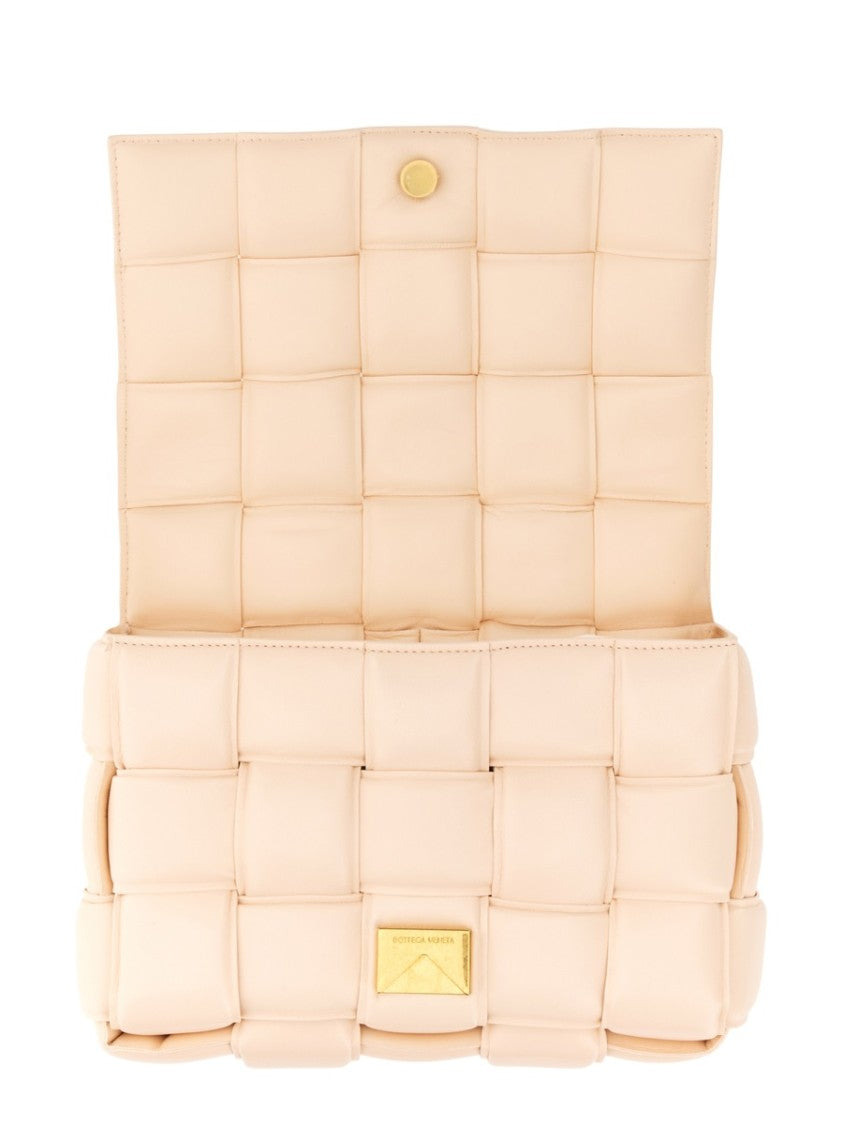 Bottega Veneta Quilted Leather Padded Cassette Bag With Adjustable Strap