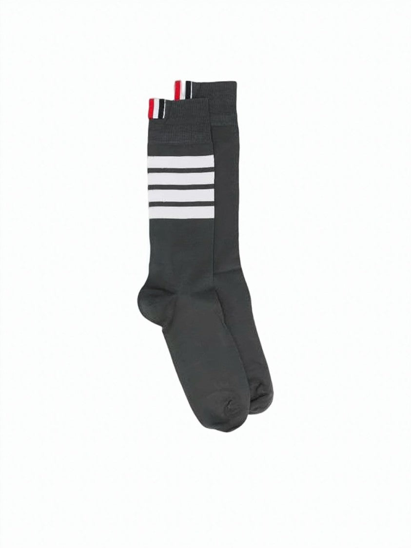 Thom Browne Mid-Calf Cotton Socks
