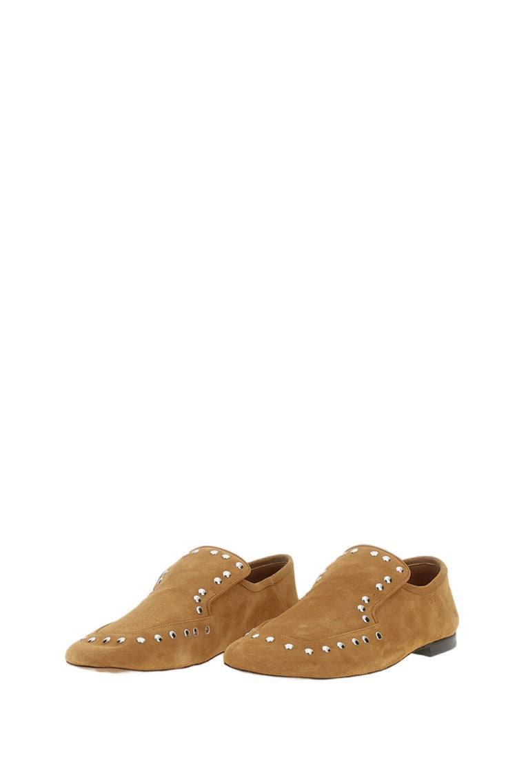 Wales Bonner Premium Suede Slip-On Slippers With Metal Stud Embellishments