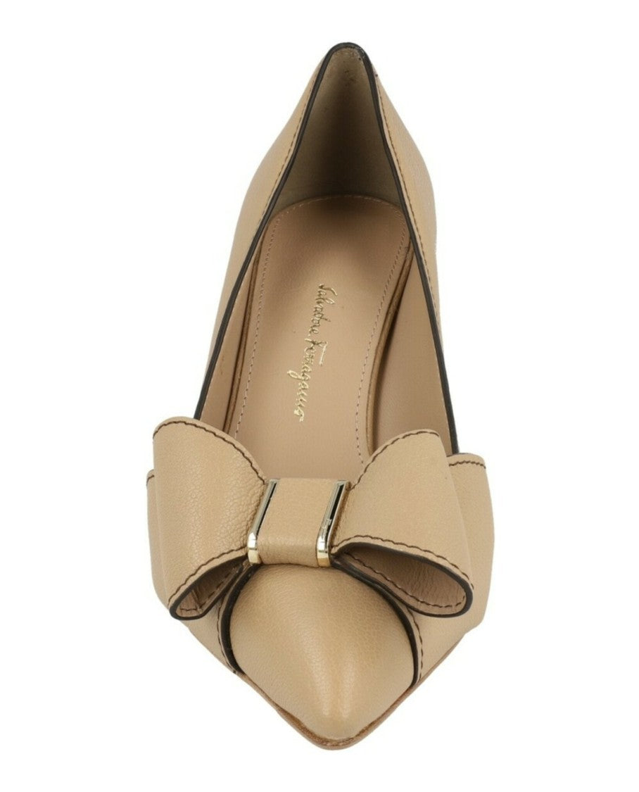 Ferragamo Zoey 70 Leather Pumps
