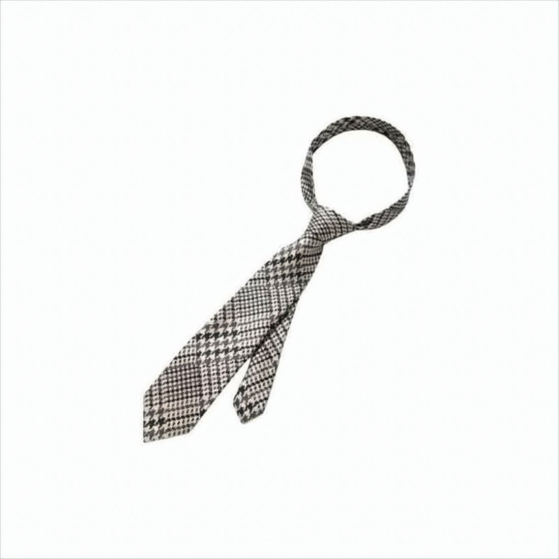 Tom Ford Houndstooth Pattern Silk Necktie