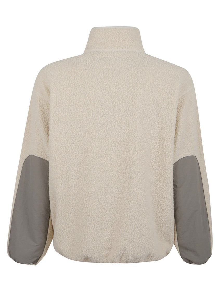 Maison Kitsuné Relaxed Fit Beige Textured Jacket