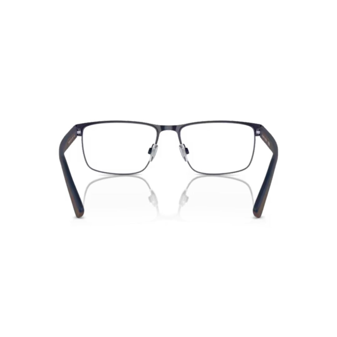Polo Ralph Lauren 1229 Vista Rectangular Black Metal Frame Eyeglasses
