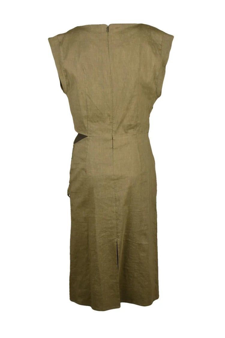 Pinko Military Green Dress