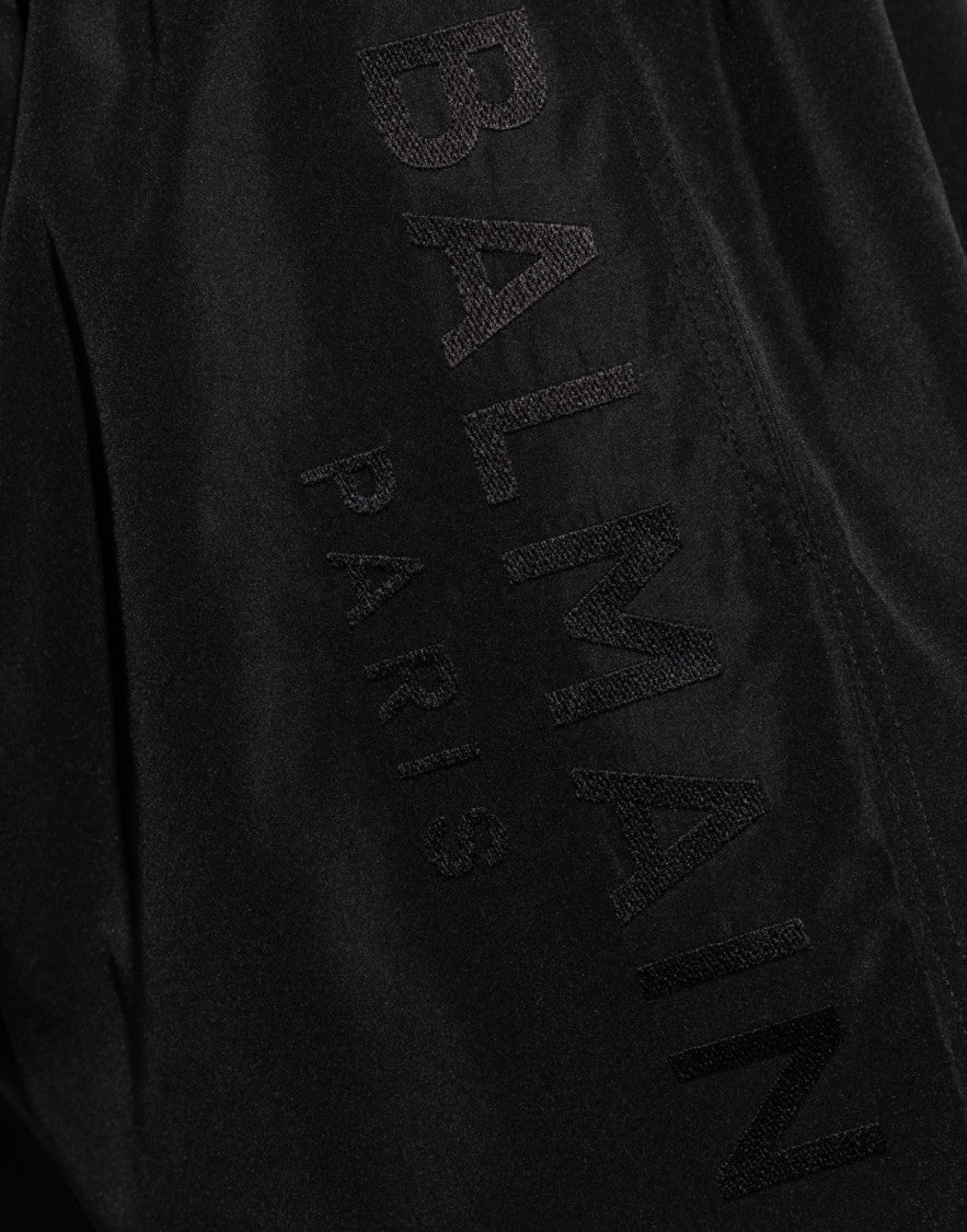 Balmain Embroidered Logo Swim Shorts