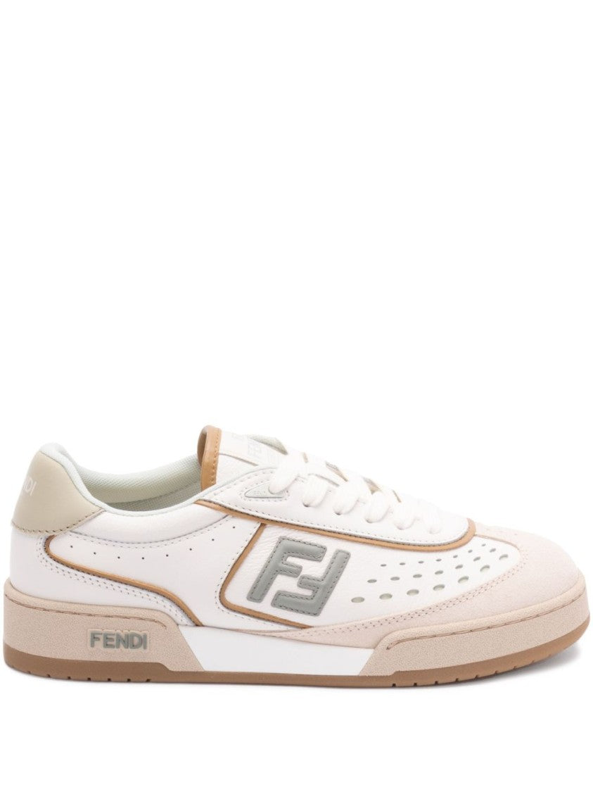 Fendi Match Sneakers With Color-Block Design