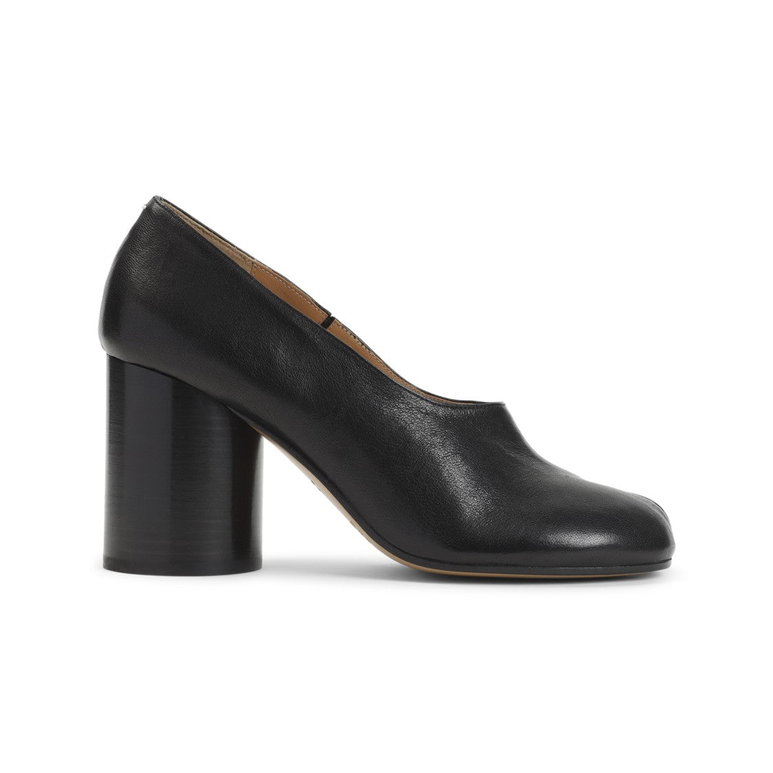 Maison Margiela Split-Toe Black Lamb Leather Pumps