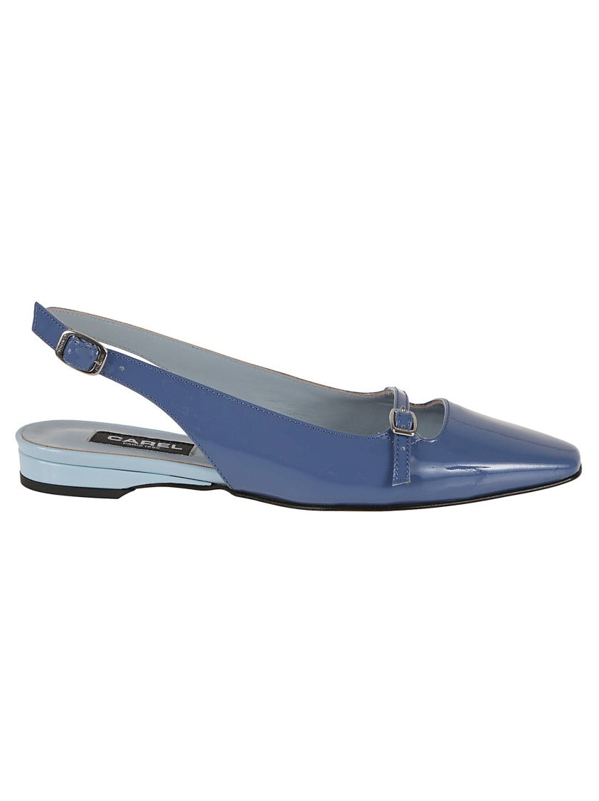 Carel Paris Ninon Patent Leather Ballerina Flats