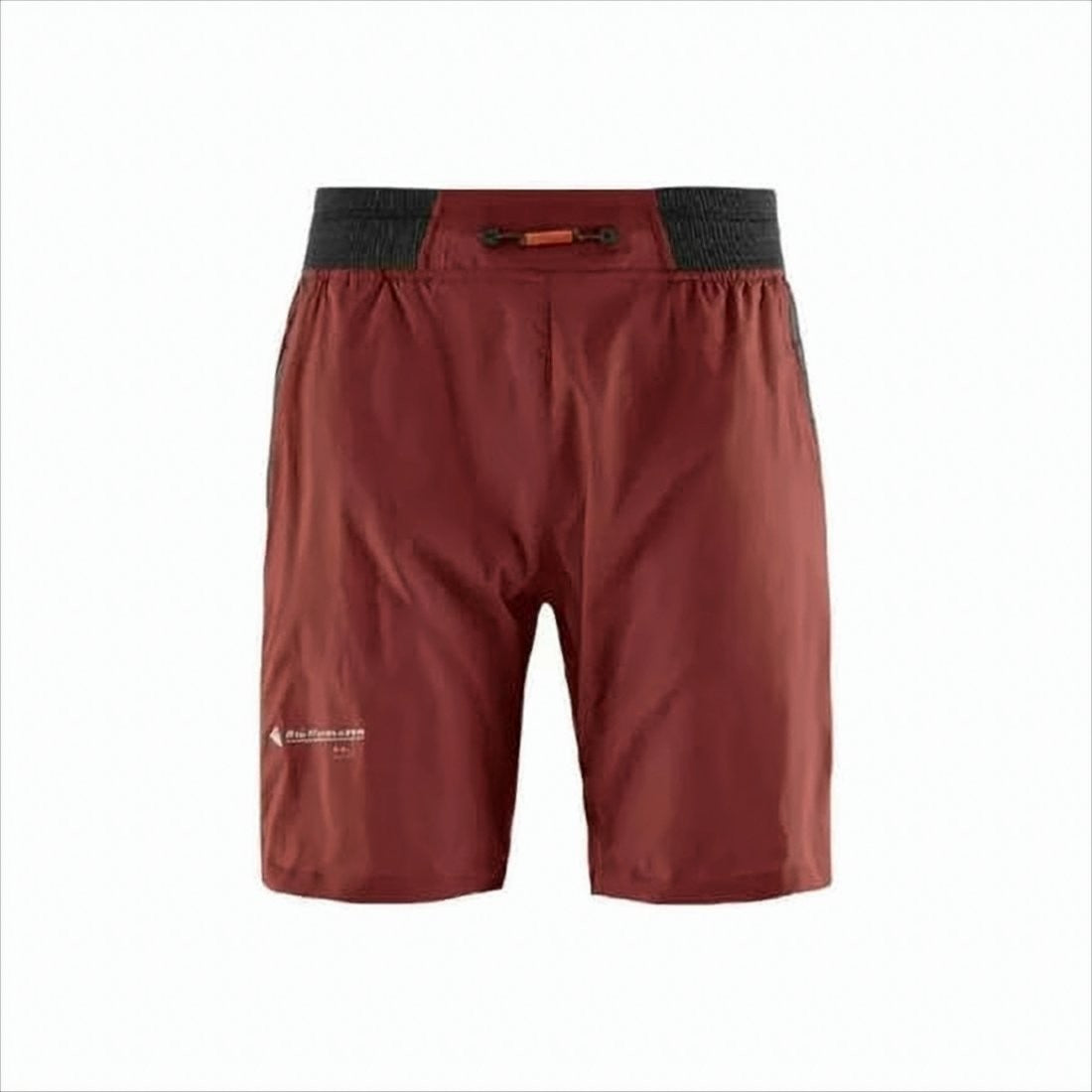 Klattermusen Reddish-Brown Active Shorts With Black Elastic Waistband