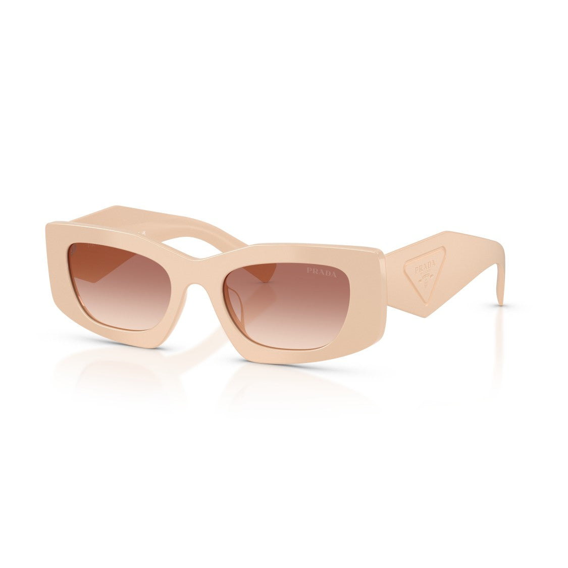 Prada 0Pr D03sd Bold Rectangular Acetate Sunglasses