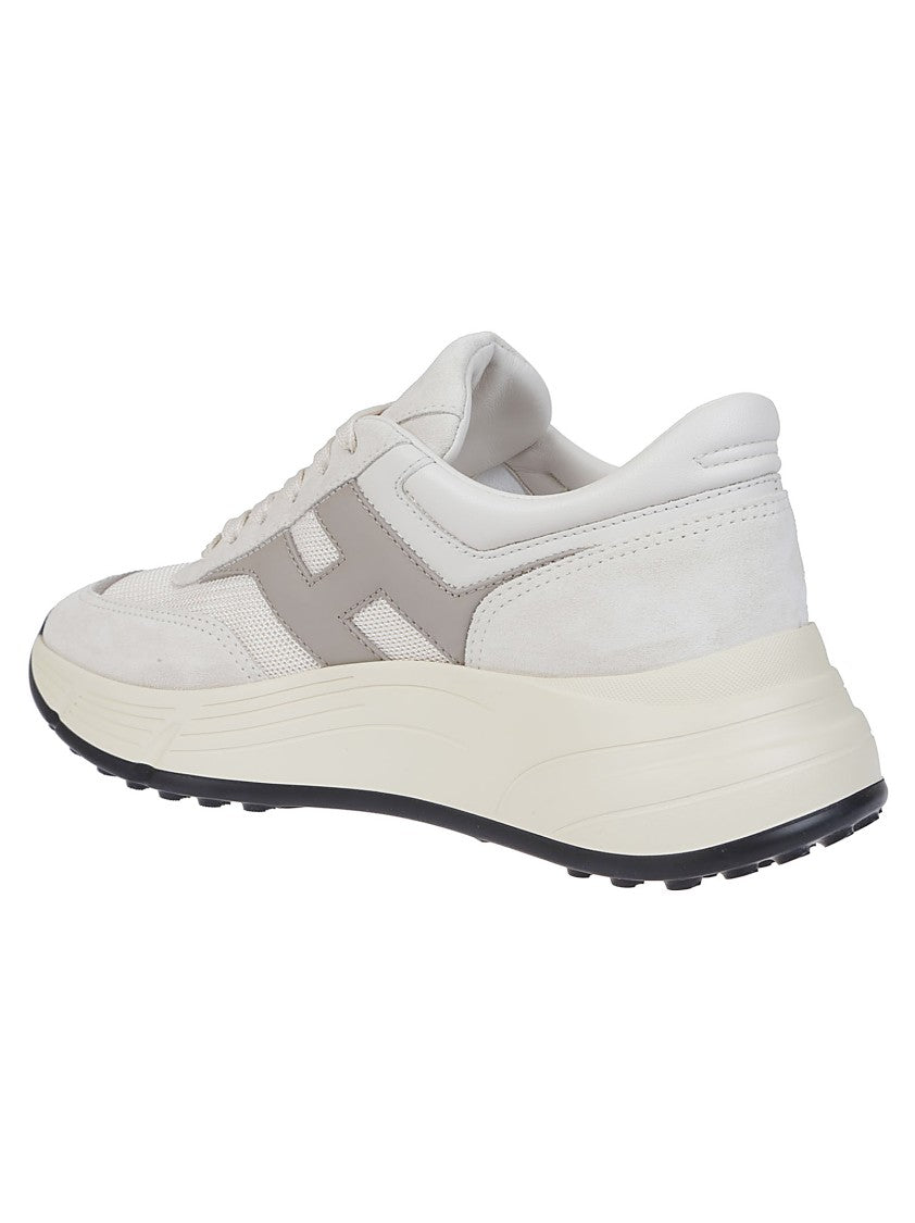 Hogan H669 Leather Sneakers With Logo Detail