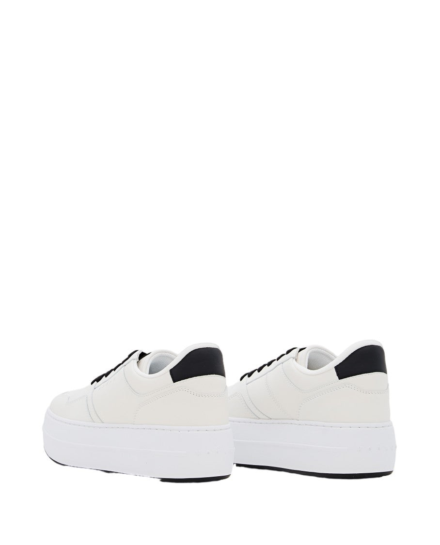 Hogan Low-Top Lace-Up Sneakers With Minimalist Detailing