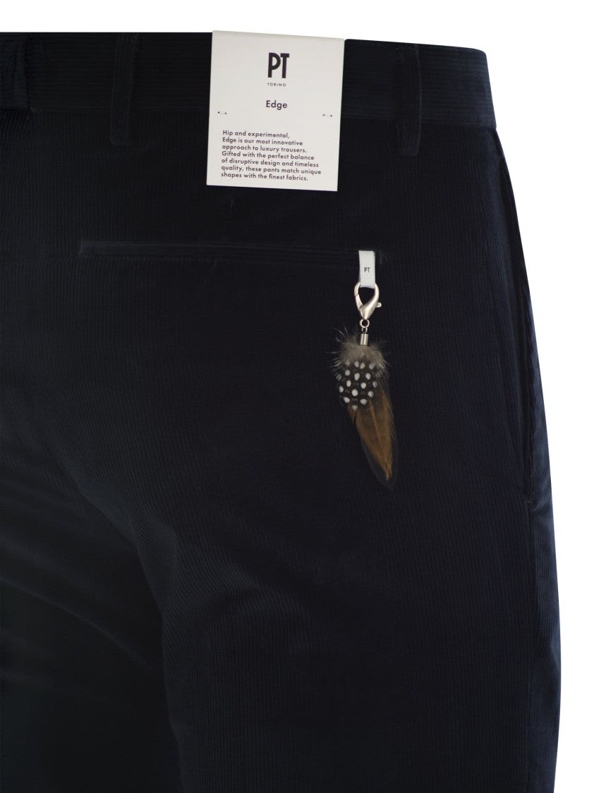 Pt Torino Velvet Milleraies Trousers