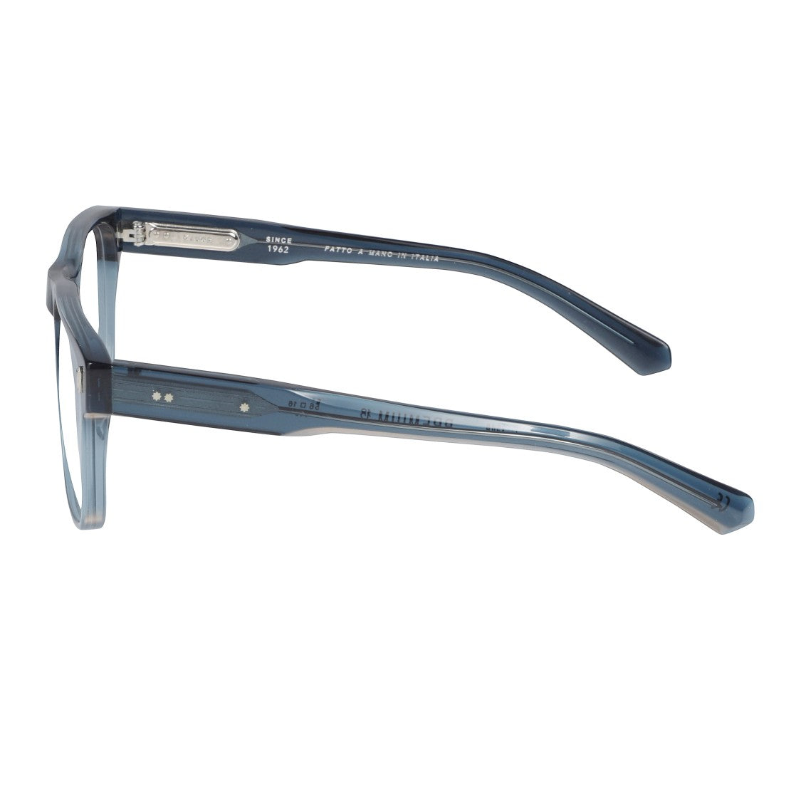 Kador Premium 12 Translucent Blue Acetate Rectangular Eyeglasses