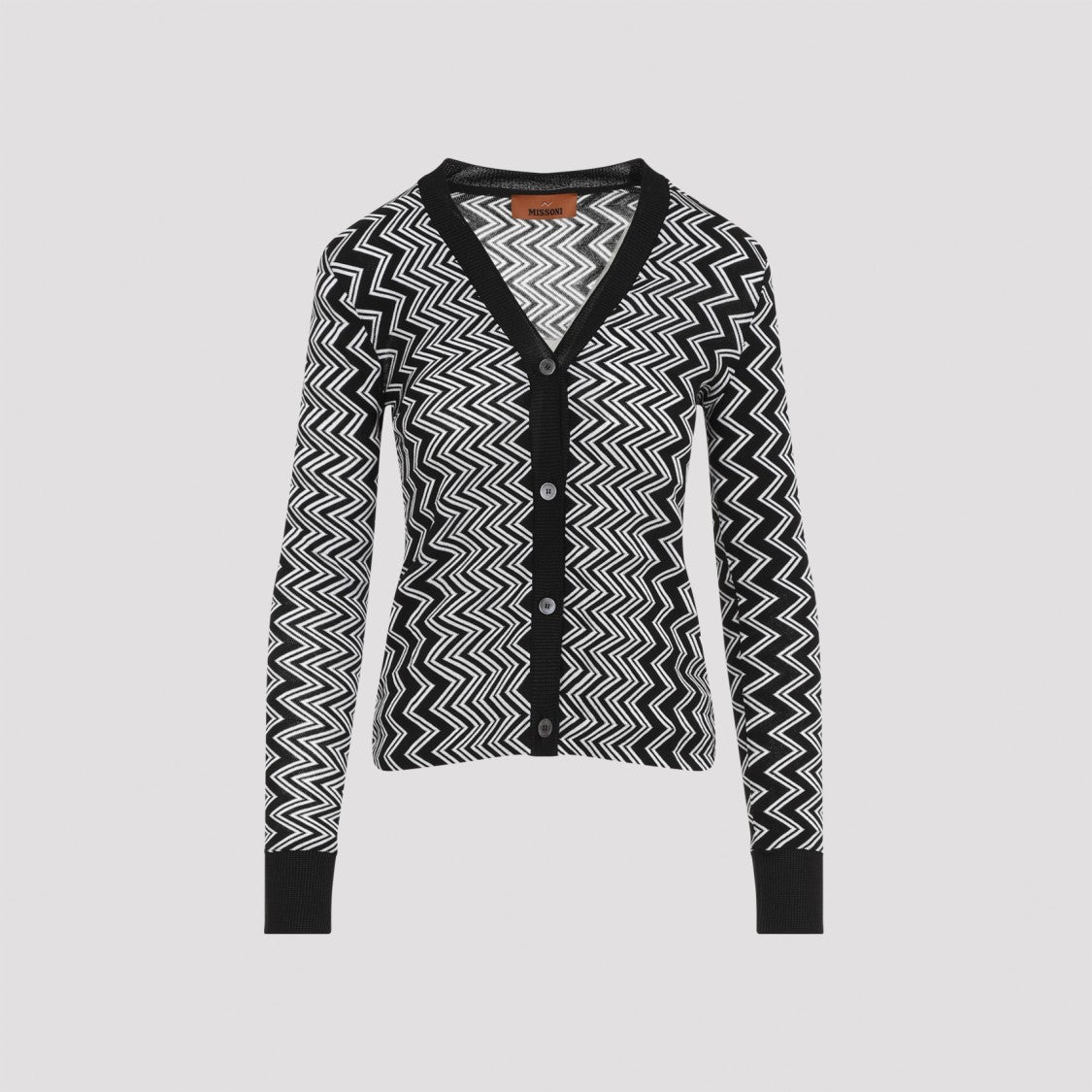 Missoni Black Wool Buttoned Cardigan