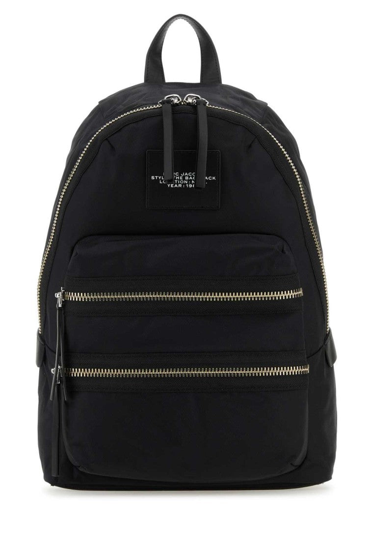 Marc Jacobs Black Nylon The Biker Large Backpack