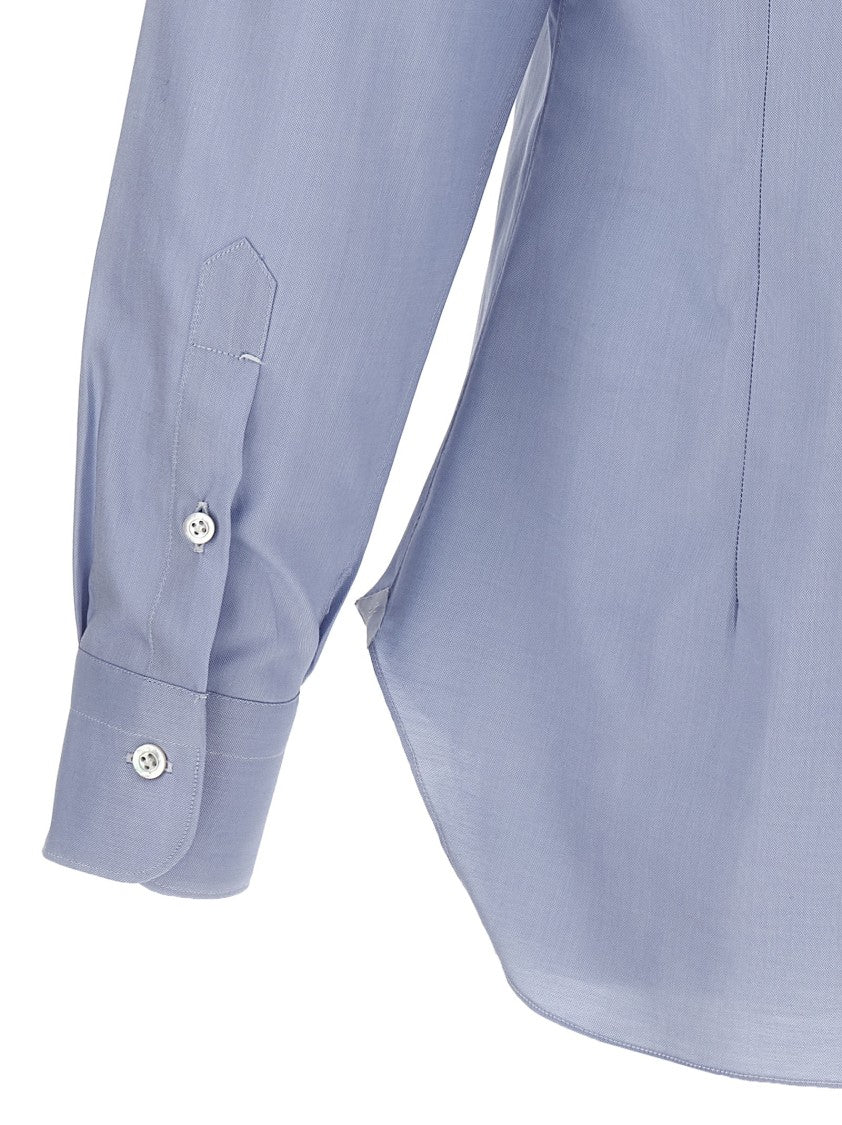 Barba Slim-Fit Stretch Cotton Poplin Shirt